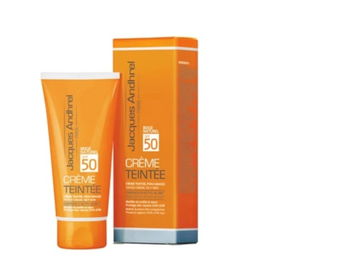 کرم ضدآفتاب SPF ژاک آندرل پاریس  بژ روشن  مناسب  پوست چرب ومستعد آکنه